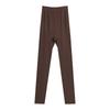 Tangge Outono e Inverno Seda Quente Calças Femininas Alta Elasticidade Bela Yabi Amoreira Seda Sem Costura Calças de Assentamento Calças de Outono Slim-fit