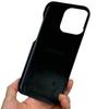 Para iPhone 16 apertura de botón tres paquetes de agujero para cámara agujero plano mate base única carcasa de PC borde aceitado material