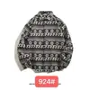 Camisa de Manga Larga Retro Étnica Tejida Bordada Estilo Barroco Japonés Vintage para Hombre Holgada Ropa de Abrigo Otoño e Invierno Primavera y Otoño