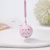 Colgante de Campanilla de Gato de la Suerte para Teléfono Móvil, Carrillón de Agua Pintado para Bendición y Riqueza, Colgante de Metal para Teléfono Móvil