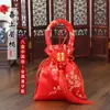Fornecedor da Fábrica Tecidos Criativos de Seda e Cetim Sacos de Tecido para Doces de Casamento Estilo Chinês Caixas de Doces de Casamento Bolsa de Ombro Presente de Casamento Sacos de Doces de Casamento