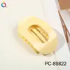 Qiyue 2026 Modelo Nuevo Pinza para el Cabello de PC con Pintura en Spray UV de Alta Gama, Pinza de Garra Grande para Recogido en la Parte Trasera de la Cabeza, Accesorio para el Cabello Tipo Pinza de Tiburón para Mujeres