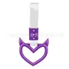 Pulsera de tracción JDM para coche amor demoníaco anillo colgante de advertencia de seguridad pulsera de color advertencia para parachoques trasero del coche