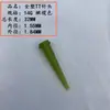 Aguja cónica de plástico completo TT con tornillo inclinado de plástico completo, aguja dispensadora cónica de plástico de precisión