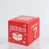 Caja sorpresa ciega caja de regalo vacía regalo de cumpleaños para niños de preescolar caja sorpresa grande caja de embalaje de dibujos animados caja sorpresa