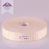 [196-220] Tecido de borda para impressão de poliéster direto da fábrica, 3 cm de largura, borda enrolada com polpa de pérola