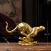 Artesanato de Resina Moderno Leopardo Transfronteiriço Ornamentos Sala de Estar Mesa Adega Estátua de Animal Decorações para Casa