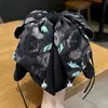 Nuevos Scrunchies de Tela con Tinta China, Diadema de Alta Gama, Cuerda Versátil para el Cabello, Pinza para el Cabello de Viaje, Al por Mayor en Stock
