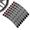 Pegatinas de Llanta de Rueda de Motocicleta de Resina de Cristal 3D Adecuadas para Modificación de Ducati Diavel/BMW S1000RR