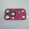 Adecuado para iPhone 18 Pro Max, armadura de metal DIY con diamantes de colores en forma de corazón, película protectora de lente integrada para Apple 17 Pro