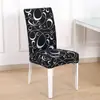 Funda de Silla Universal de una Pieza Simple Personalizada Funda de Taburete Tela Elástica Funda de Silla de Comedor Funda de Respaldo de Silla de Hotel