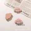 Otoño Dibujos Animados Lindo y Dulce Oso Resina Afelpado Parche DIY Accesorios para el Cabello Pasador Joyería Materiales al por Mayor