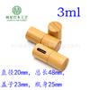 Frasco de Vidro com Rolo de Bambu 3ml5ml10ml para Óleo Essencial com Janela Aberta Frasco de Rolo de Bambu Completo Frasco de Óleo Essencial de Perfume