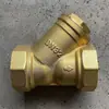 Filtro de Cobre Espessado para Aquecimento Doméstico Tubo de Água PPR Ar Condicionado Filtro Tipo Y 1/2 Polegada 3/4 Polegada 1 Polegada Limpeza Sem Desmontagem
