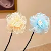Novo Estilo Acessório de Cabelo Flor de Renda para Crianças, Perfeito para Penteados de Coque de Meninas, uma Ferramenta Super Fácil para Meninas Criarem um Coque de Fada