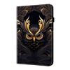 Para Lenovo Tab P12 de 12.7 pulgadas funda plana de cuero Lenovo M11 flor pintada de dibujos animados tarjetero