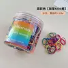 Moderna y de Alta Gama Diademas Desechables para el Cabello Bandas para el Cabello Dopamina Cuerdas Versátiles para el Cabello de Niñas Accesorios para el Cabello de Colores Caramelo para Niños