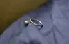 Plata de ley S925, anillo abierto moderno y minimalista con pequeñas piedras redondas, exquisito diseño estilo coreano, joyería de plata de ley para mujer