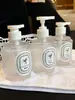 Novo Frasco Transparente Fosco de Grande Capacidade 300ml 4Cc Comercial para Banheiro Shampoo Condicionador Loção Enfeites para Fotos