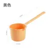 Cuchara de Plástico con Mango Largo para Agua para Lavar el Cabello del Bebé, Cucharón de Cocina Engrosado, Cuchara para el Baño de Niños Pequeños y Bebés