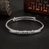 2021 Nuevo Producto Pulsera de Filamento Pulsera con Grabado Plateada Chapada en Cobre Pulsera de Moda para Mujer Pulsera de Filamento de Fénix Pulsera Pulsera Joyería