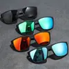 Óculos de Sol Polarizados Explosivos Transfronteiriços da Moda Quadrados Masculinos Coloridos que Mudam de Cor para Esportes ao Ar Livre, Ciclismo, Direção, Óculos de Visão Noturna