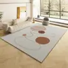 Tapete de Sala de Estar de Luxo Leve de Alta Qualidade, Tapete de Cabeceira de Quarto, Tapete Estilo Vintage, Capacho para Pés de Sofá, Cobertura Completa de Área Grande