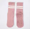 Meias Antiderrapantes de Silicone para Menina Profissional Meia-calça Média Pilates Yoga Interno Fitness Esportes Meias para Chão Duráveis