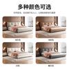 Cama Moderna Minimalista para Hogar 1.5m Cama de Lujo Ligero para Departamento Pequeño Cama Tapizada 1.8 Dormitorio Principal Cama Doble de Cuero Cama Minimalista Estilo Italiano