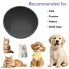 Comedero lento de silicona para mascotas transfronterizo para gatos, comedero lento anti-atragantamiento, comedero redondo antideslizante para gatos y perros, duradero y fácil de limpiar