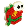 Cuentas para bolígrafo de PVC de Halloween, cuentas de calavera de dibujos animados, cuentas de hilo, cuentas centrales de fantasma lindas