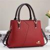 Bolsos transfronterizos, bolso de mano para mujer, elegante bolso de mano de moda con textura, bolso de hombro de gran capacidad y alta calidad para mujer.