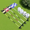 Haste de Bandeira de Golfe Buraco Copa Campo de Treino Green de Putt Buraco de Bandeira Especial Copa de Buraco Conjunto de Haste de Bandeira de Aço Inoxidável Campo de Green de Putt