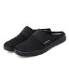 2022 Verano Nuevas Zapatillas de Mujer Baotou Media Zapatilla Nido de Pájaro Malla Zapatos con Agujeros Playa Zapatillas sin Talón 2092