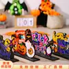 Wenda Transfronteriza Nuevos Adornos de Madera Adornos de Madera de Halloween Decoración Nueva Creativa Ventana de Madera Muebles para el Hogar