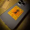 Adesivo de Celular Tesouro do Deus da Riqueza de Cinco Vias do Ano do Cavalo, Interior de Capa de Celular Estilo Antigo, Amuleto de Bênção de Templo para Atrair Riqueza de Todas as Direções