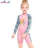 Traje de Baño Nuevo de Verano para Niños Traje de Neopreno Dividido para Mujer Protección Solar Traje de Pantalón Corto de Manga Larga Traje de Baño de Secado Rápido para Playa para Niños