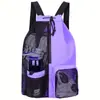 Bolsa de Cordão de Malha Nova Transfronteiriça Mochila de Viagem Masculina Feminina Grande Capacidade Bolsa de Praia Natação Lazer ao Ar Livre Esportes