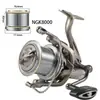 Carretilha Hong Meiren NGK Spinning Prata Metálico Carretilha Long Cast 10000 Carretilha de Pesca Carretilha Big Game Carretilha de Ancoragem Atacado