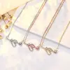 Collar de Plata Pura Forma de Ola de Lujo Ligero Incrustado con Diamantes para Mujer, Cadena para Clavícula Full Diamond en Oro Rosa, Diseño de Nicho, Accesorio Elegante y Versátil