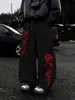 Calça longa casual de verão da Amazon para homens, tendência hip-hop, estilo high street, corte solto, nicho, perna reta, versátil, atacado
