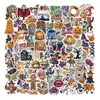 Adesivos de Halloween Transfronteiriços 2026 Desenho Animado Grafite Mala Computador Caderno Decoração Adesivos de Halloween a Laser