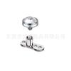 Pino de Implante de Titânio G23 com Diamante Tcheco Importado, Incluindo Base, Joia de Piercing em Liga de Titânio, Pino de Implante na Pele