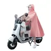 Nuevo Poncho de Lluvia para Ciclismo Madre e Hijo Doble Persona Impermeable Completo Transpirable Ampliado Engrosado Poncho de Lluvia para Doble Persona