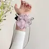 Lazo de Flor Fresco y Sencillo para el Cabello para Mujer 2025 Nuevo Estilo Mori Dulce Cuerda para el Cabello Accesorio Versátil Elegante para el Cabello