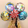 Globo de película de aluminio de dibujos animados sosteniendo 18 pulgadas apertura escolar de jardín de infantes centro comercial 61 juguetes para niños para empujar pequeños regalos