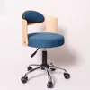 Silla de Computadora Compacta de Madera Maciza, Silla de Escritorio Sencilla, Silla Ajustable para Estudiantes, Silla Pequeña para Estudio en Casa con Respaldo, Silla de Oficina Giratoria