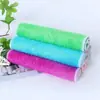 Paño de Cocina de Fibra de Bambú, Elimina Grasa, Colorido, Paño de Limpieza de Cocina Espeso, Trapo de Cocina de Doble Capa de Fibra de Bambú para Limpieza del Hogar