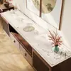 Tapete para Mesa de Mueble de TV, Mantel Largo, Sensación de Lujo Ligero de Gama Alta, Impermeable, Personalizable, Zapatero, Tapete Protector para Encimera Lateral de Comedor