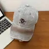 Gorra de Béisbol Lavada con Bordado de Letras Tie-Dye Estilo Retro Americano para Mujer, Gorra de Pico Desgastada Estilo Coreano Sombrero de Sol para Hombre